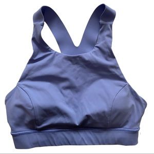 Powder blue lululemon longline bra